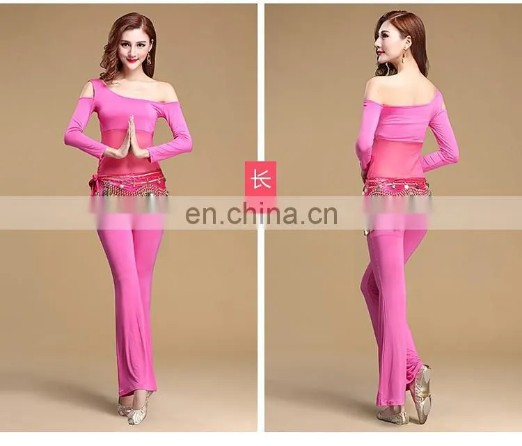 T-5123 High modal comfortable fabric adult short sleeve bellydance wear