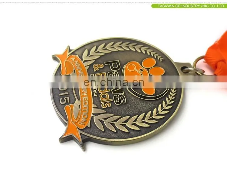 New design custom metal craft , sports metal medal , custom cycling tour medal ribbons