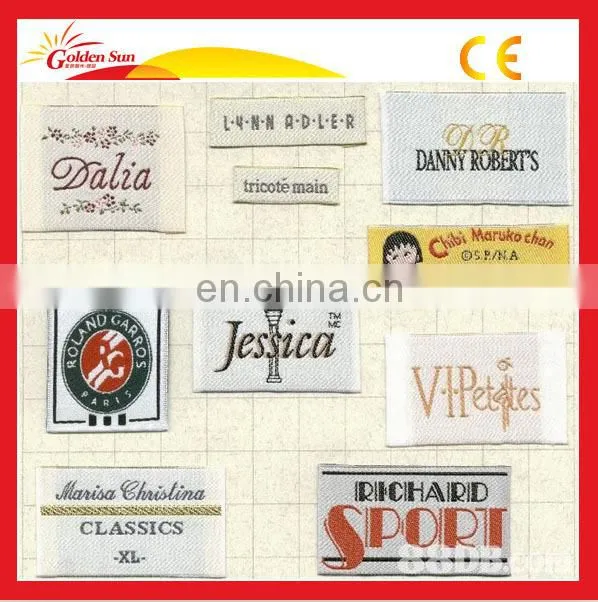 High Quality Hot Selling Woven Size Labels For Clothes
