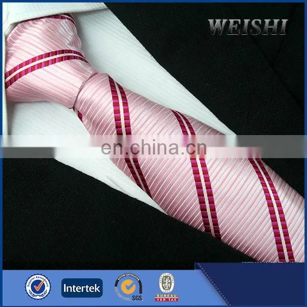 100% Silk Woven Tie Fashion Stripe Printed Mens Ties