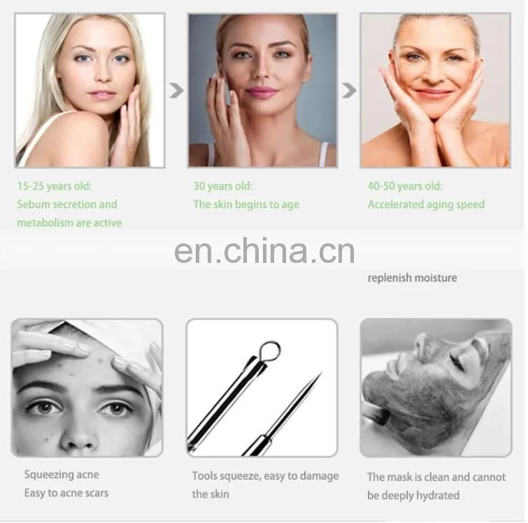 Portable Mini Face Cleaning Hydra Dermabrasion Aqua Peel Facial Machine Cleaning Blackheads For Home Use
