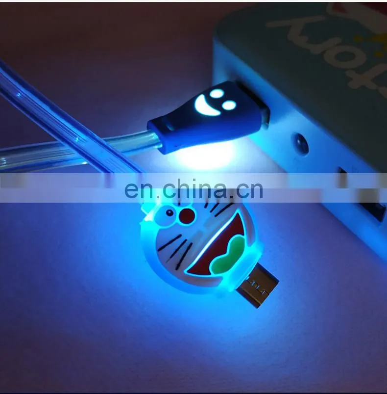 2020 New Trending LED Flowing Light Magnetic Charging Cable Cellphone Fast Charging Cord Micro USB Cable Charger Data Cable Line
