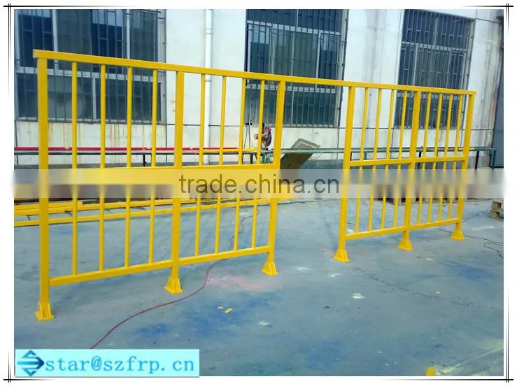 Glass fiber reinforced plastic FRP guardrail