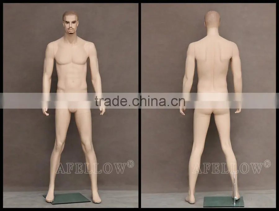 Realist Muscle Full Body Man Mannequin Fiberglass Dummy WEN8