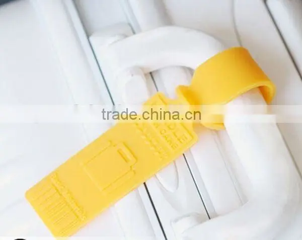 Waterproof bulk silicone luggage tag, rewritable luggage tag