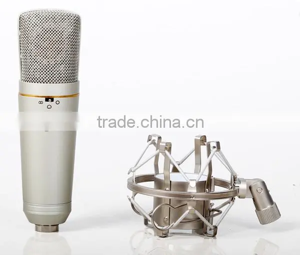 Professional recording studio equipment Recording microphone with shock mount