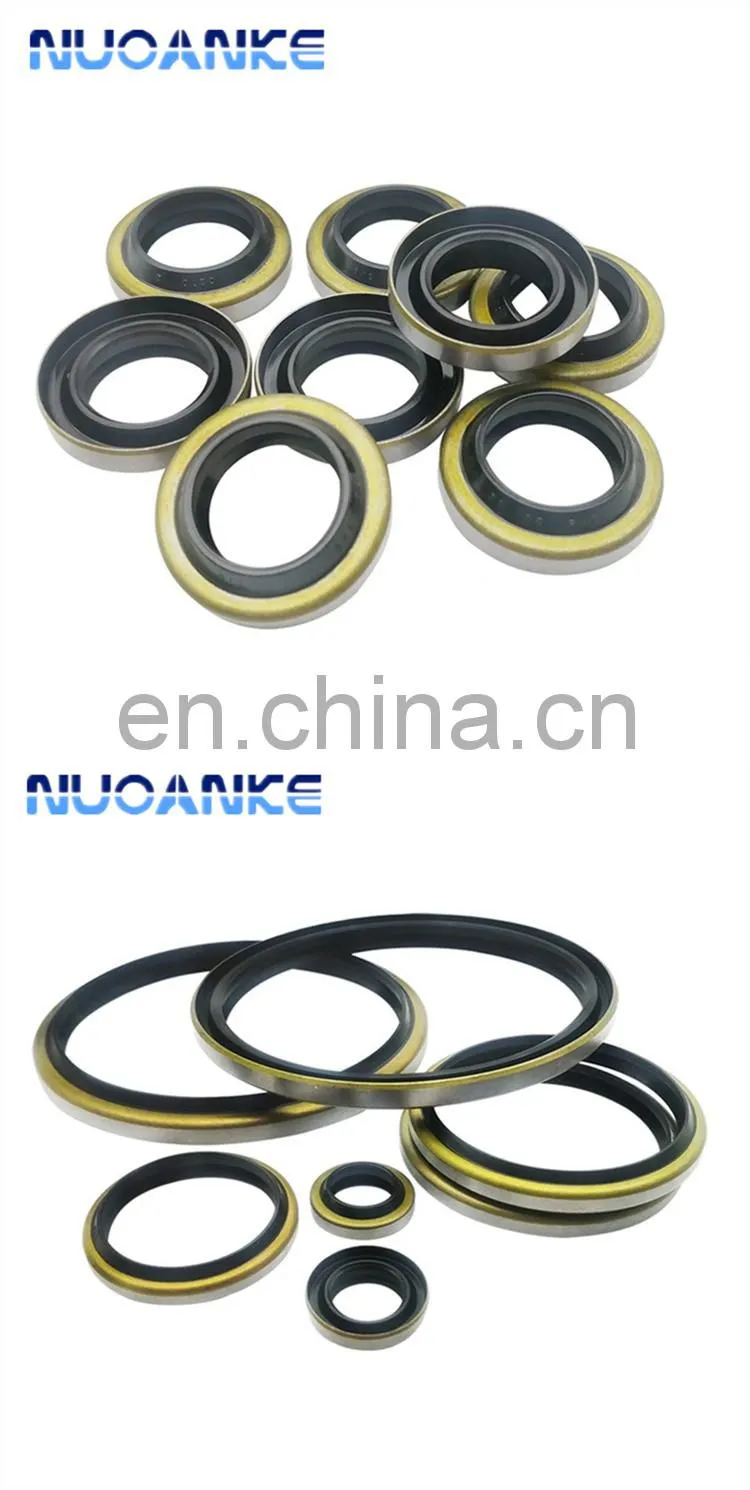 High Temperature Rubber NBR PU Hydraulic Cylinder Dust Wiper Seal DKBI GA DKB Seal For Excavator