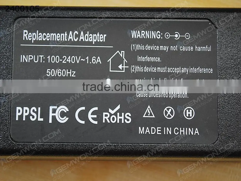 High Copy Laptop AC Power adapter for TOSHIBA 15V 5A 6.3*3.0mm 75W