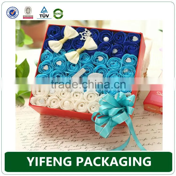 luxury custom paper rose boxes wholesale