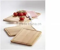 Natural and Carbonized round Bamboo Cutting Board 2105