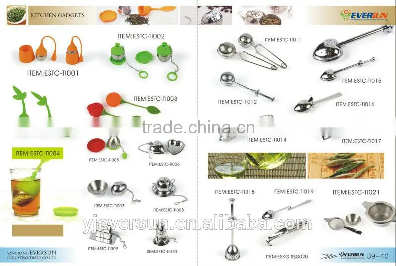 Private labeling great varieties silicone tea infuser