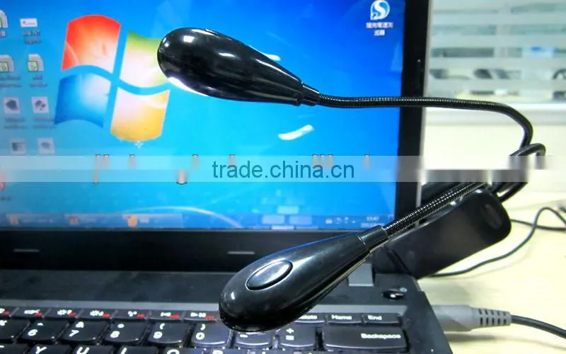 Portable two LED Folding Book Light with Clip