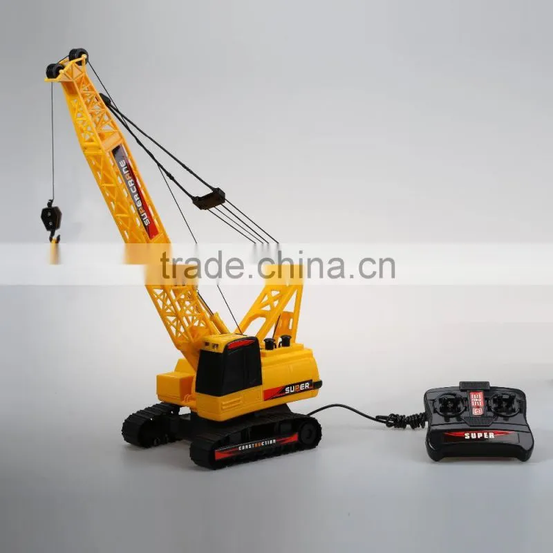 Wire control plastic crane with light for kids