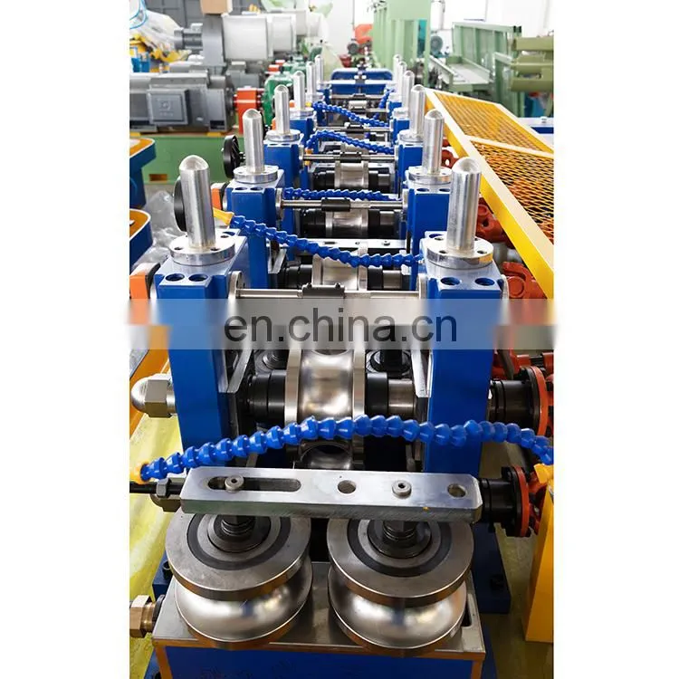 Nanyang high speed and high precision ERW steel pipe making machine tube mill line for urban water pipe