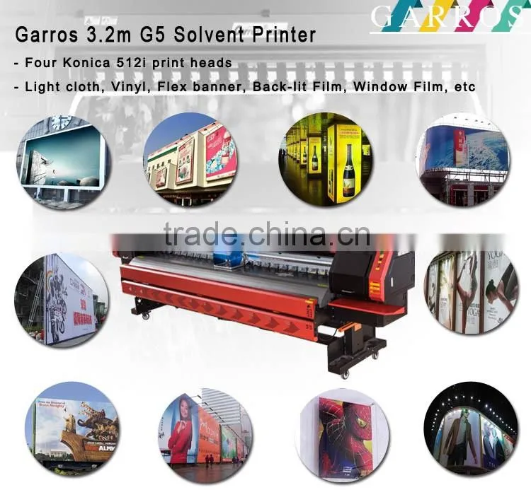Panaflex fast speed solvent printer konica head price