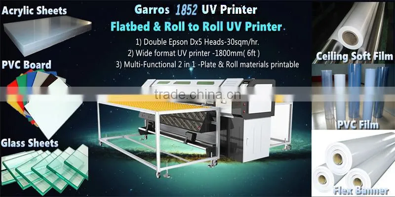 Garros Cheapest Led Light UV Printer 1852