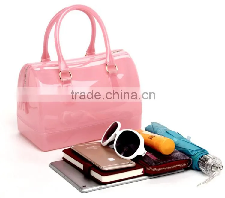 new summer candy silicone beach bag