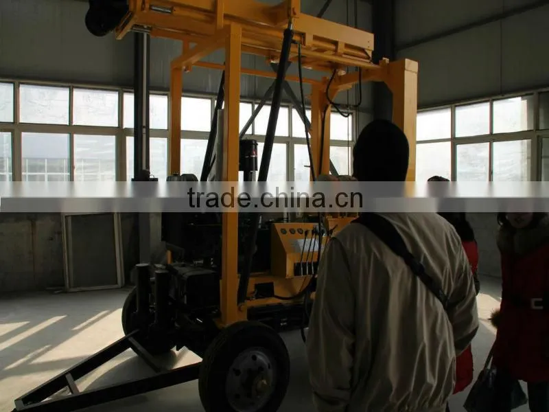2013 Hot Sale! HF-3 Trailer excavator mounted drilling rig