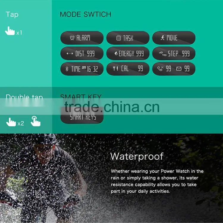 Fashion Promotion Gift Sport Fitness Band for iOS and Android