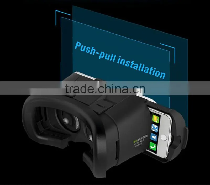 New Arrival High End VR Box 3D Glasses for 3.5-6.2 Mobile