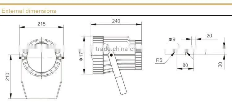 Mining flameproof LED roadway lights