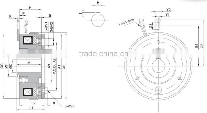 Industrial electromagnetic clutch