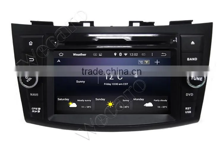Wecaro WC-SS7669 Android 4.4.4 car dvd player touch screen for suzuki swift car dvd gps navigation system stereo 1080p