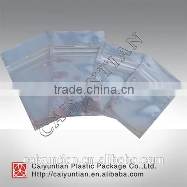 custom aluminum foil zipper bag multi-colors bags