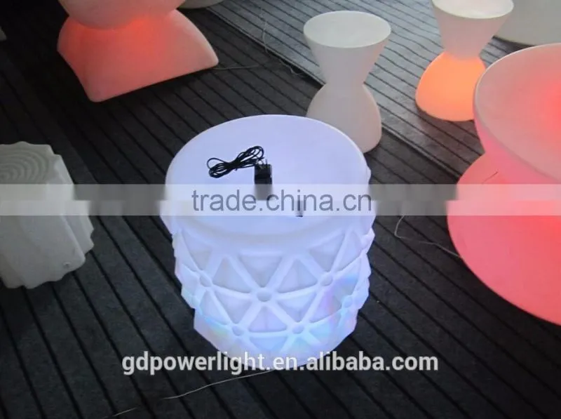 New PE plastic Stool with LED lights & remote control YXF-5048