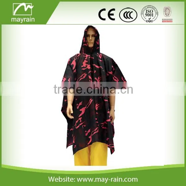 WATERPROOF US ARMY RIPSTOP FESTIVAL RAIN PONCHO