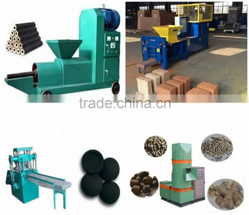 China coal/ wood/ sawdust charcoal briquette machine for sale