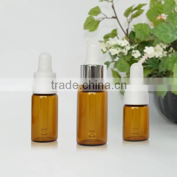 luxury design metal cap e-liquid dropper bottles