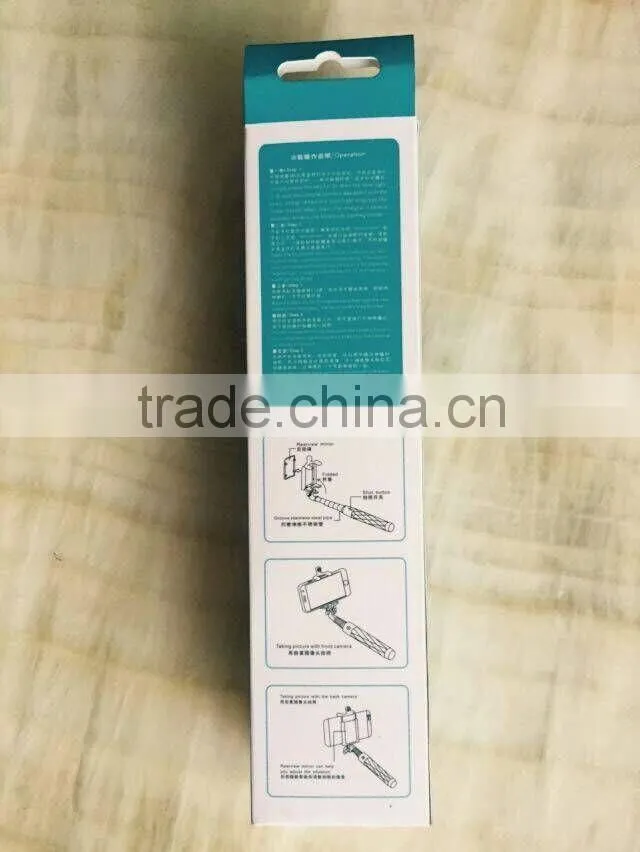 Travelling necessity selfie stick with bluetooth button, wireless monopod selfie-stick,selfie stick bluetooth