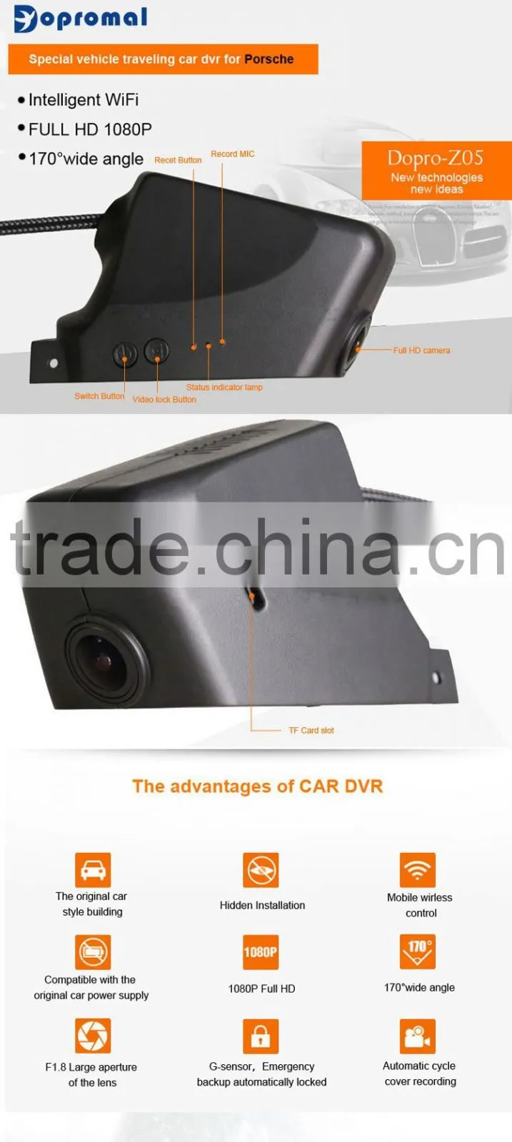 Car dvr 1080p,rearview mirror car dvr,1080p manual car camera hd dvr