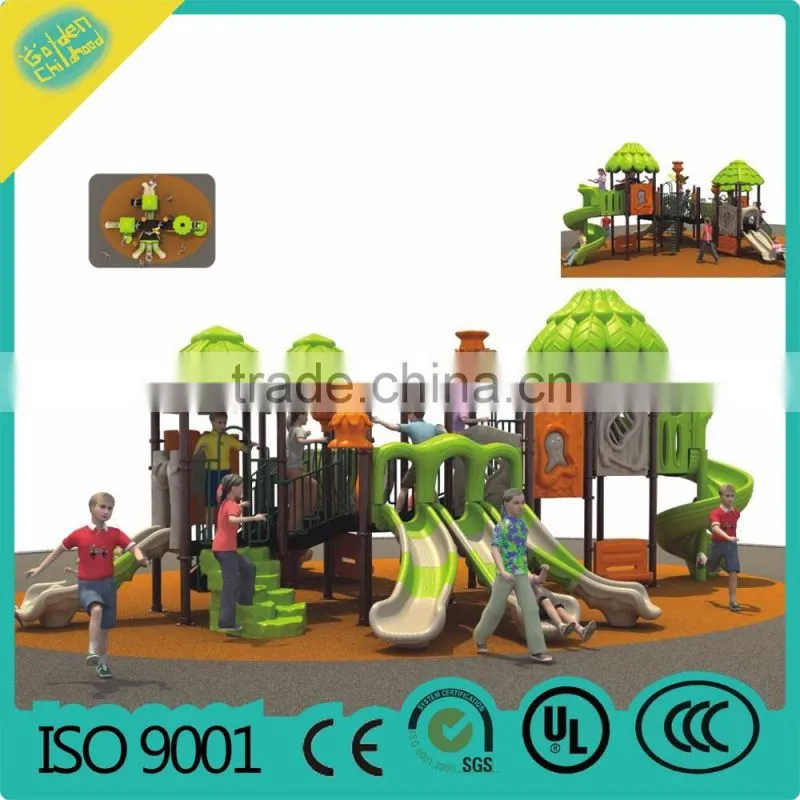 outdoor entertainment slide,outdoor kids plastic playground