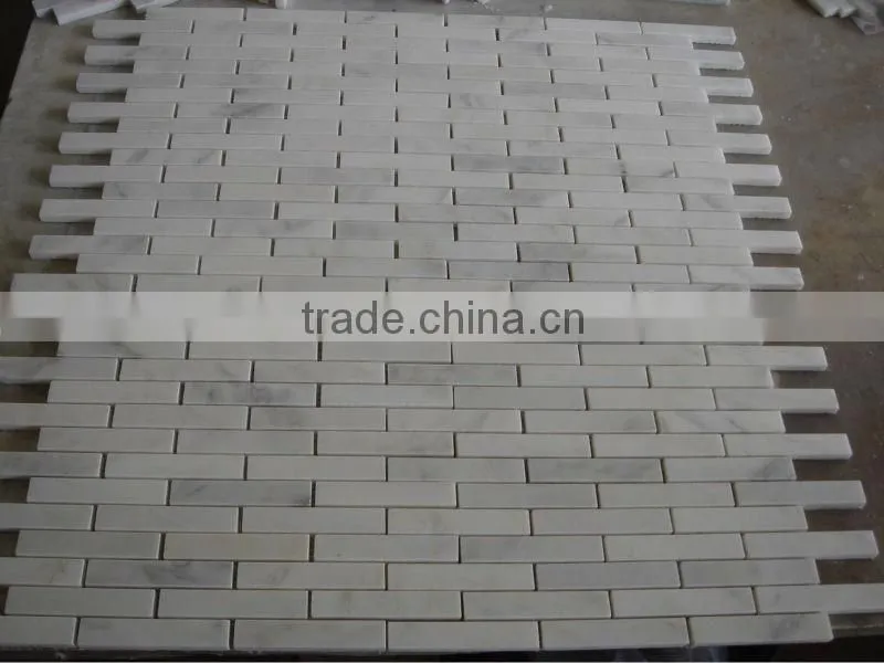 White marble mosaics in stocks