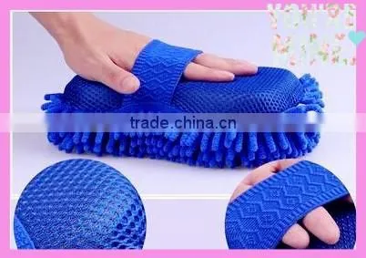 Car Cleaning/Polishing Chenile Sponge Pad/Microfiber Sponge Pad