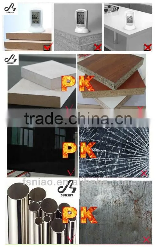 wooden coffee table with stainless steel legs SK1224A