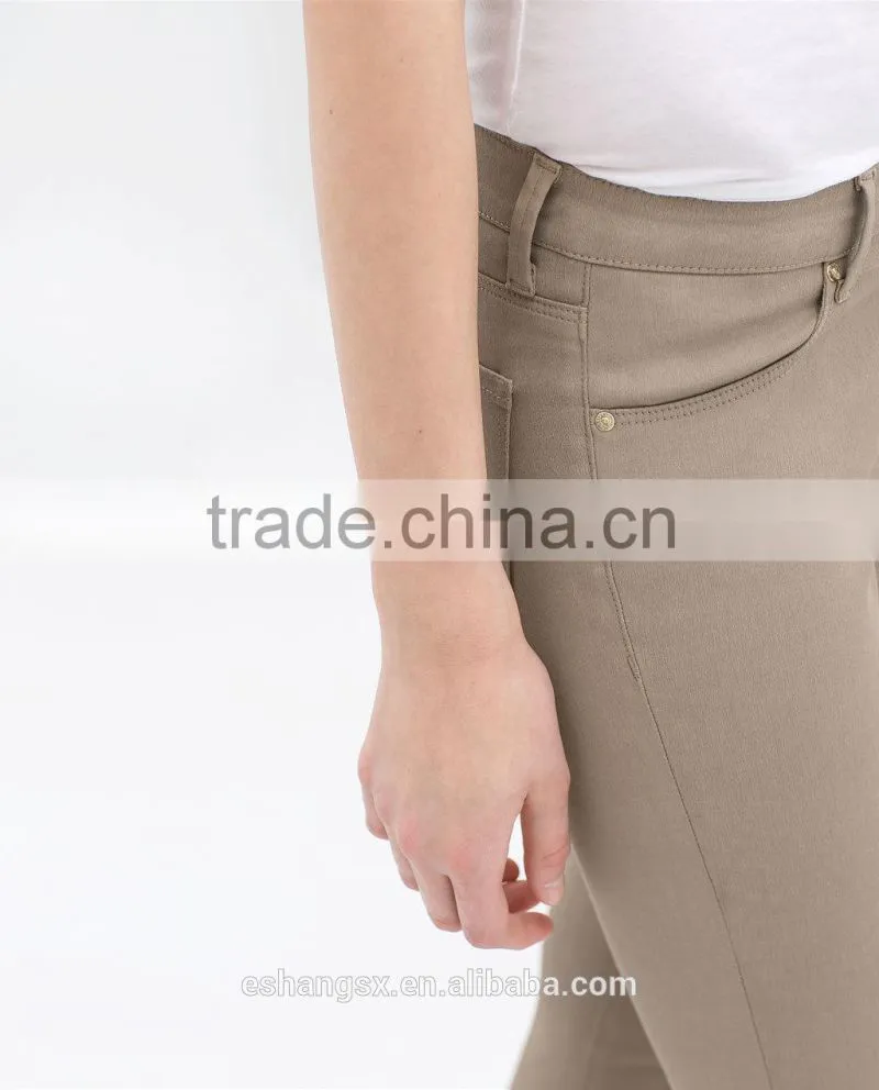 Ladies fashion long skinny pants