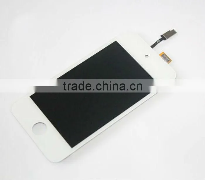 New arrivals top quality 3.5 IPS mobile phone LCD front digitizer for ipod touch 4 color screen replacement