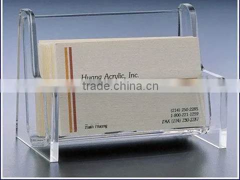 desktop acrylic business card holder plexiglass paper notes organizer