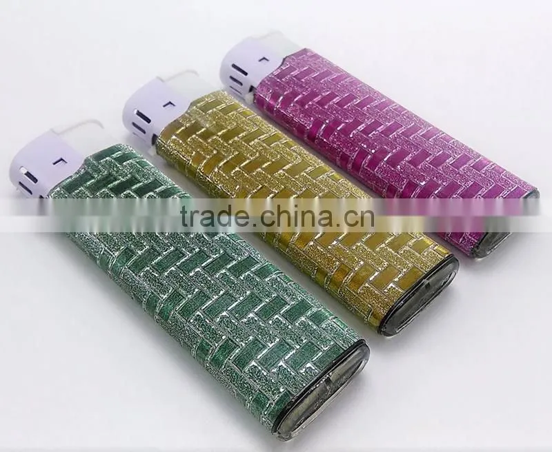 Good quality colored customized paper cricket lighter