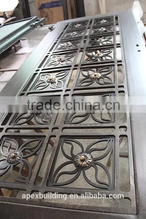 door iron gate design double door