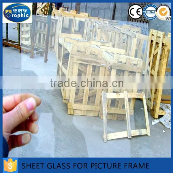 Clear polished edge cut toughened glass panel for sale