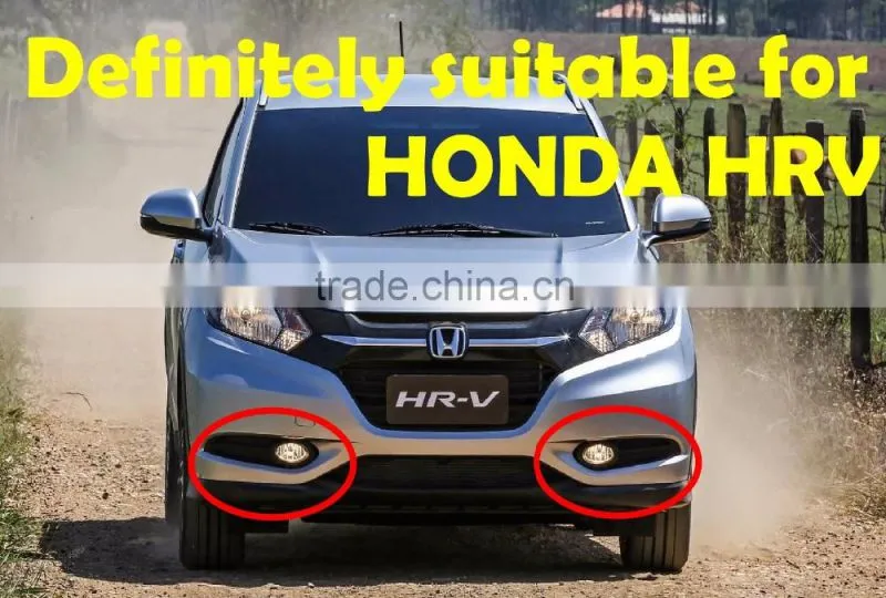 Car Accessories FOR HHONDA HRV Fog Lamp DRL Daytime Running LIGHT