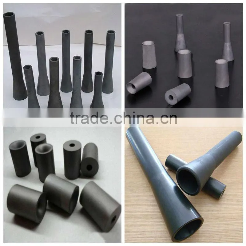 Solid tungsten carbide blast nozzle