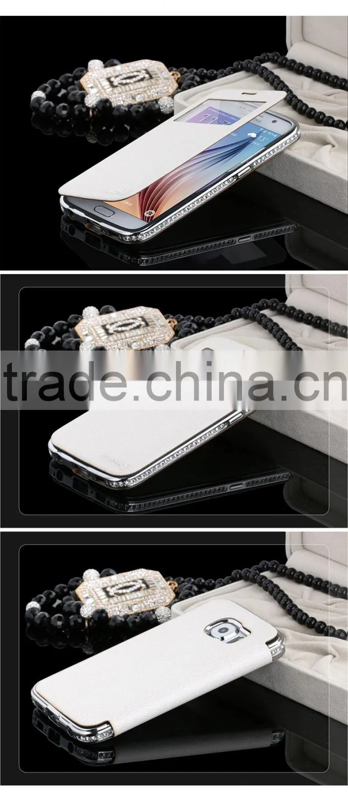 Newest Design Leather Phone Case for Samsung S6