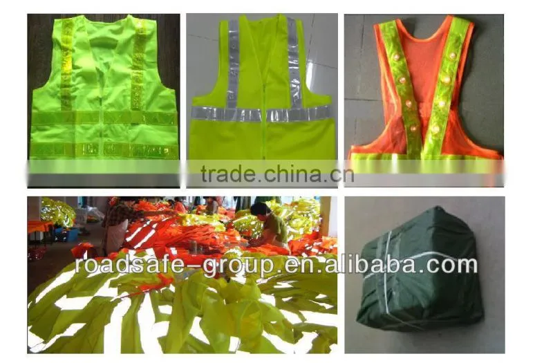 Factory hot sale emergency reflective safety yellow vest