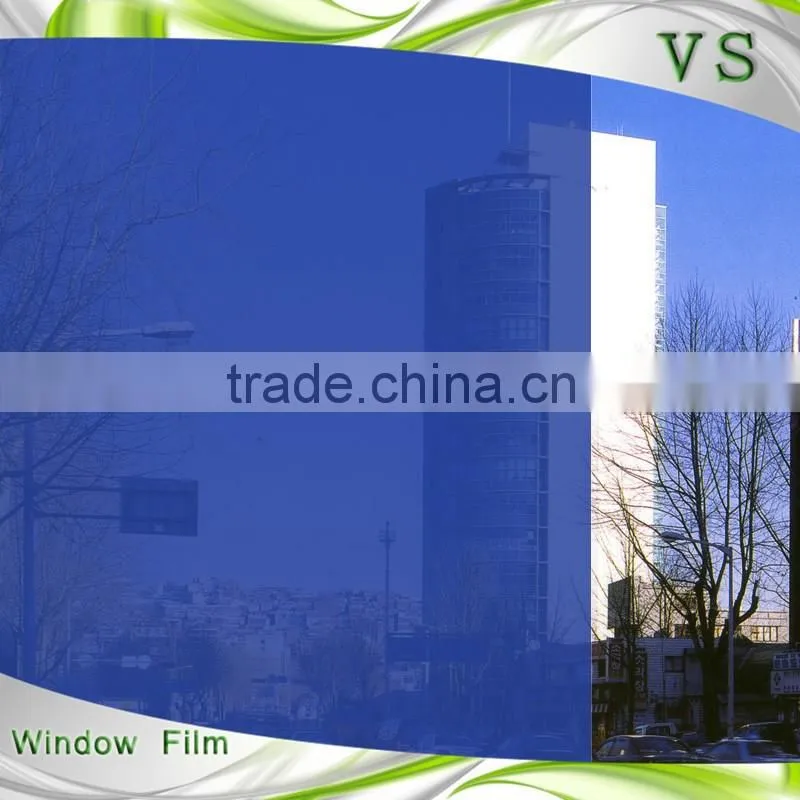 Decorative PET tranparecy static deep blue Color PET Film