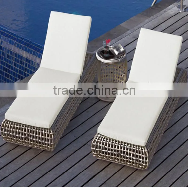 All Weather Outdoor Wicker Rattan Beach Chair